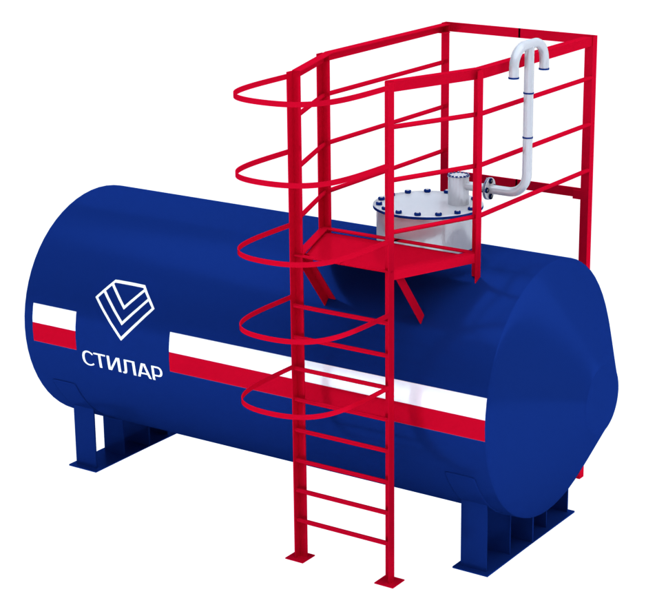Горизонтальный резервуар РГСН для питьевой воды 75 м³ от завода-производителя