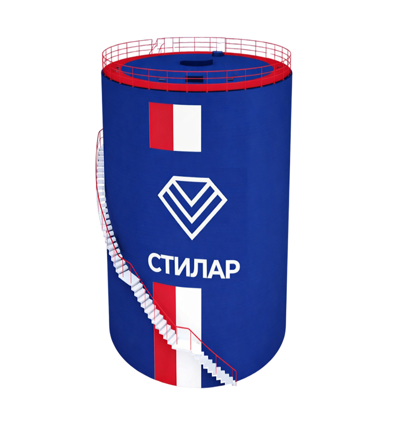 Цельносварной резервуар РВС для технической воды 5 м³ от завода-производителя